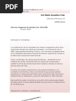 Ejemplo de Carta de Solicitud Desestimada