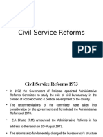 Civil Srvs Reforms