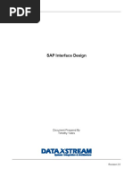 Sap-Interface-Design Approach PDF