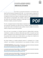 Derechos Generales de Los Pacientes en México.