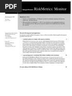 RiskMetrics (Monitor) 3