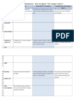 01 Film Techniques Worksheet