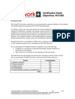 Comptia Network (n10 006) - Examobjectives PDF