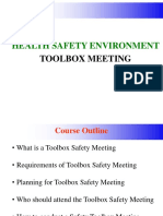 TOOLBOX Safety Meeting