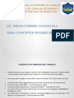 Conceptos de Derecho Laboral