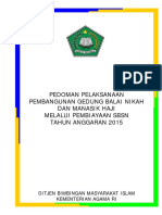 Pedoman Pelaksanaan Pembangunan Gedung Balai Nikah Dan Manasik Haji 2015