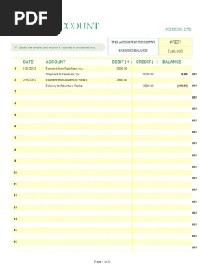 T Account Ledger1