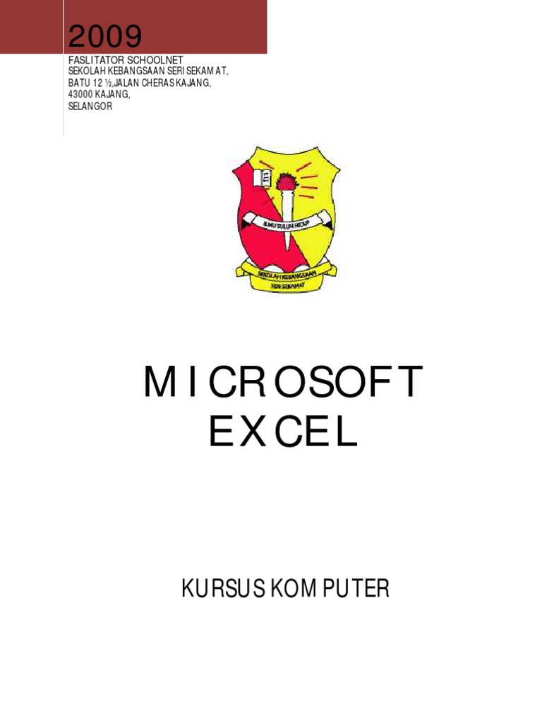 Nota Ms Excel Asas | PDF