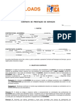 Modelo de Contrato Academia - Cliente