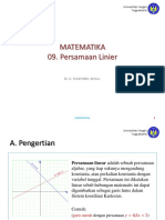 09 Persamaan Linier