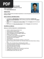 Naveed Ahmed CV