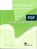 Speaking and Listening - Teachers Book