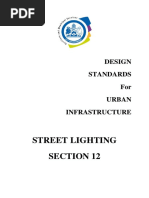 Urban Street Lighting Design Standards | PDF | Street Light ...