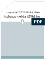 EFNS Guideline On The Treatment of Tension-Type Headache