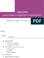 Odoo Cms Performance Comparison and Optimisation