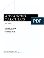 Advanced Calculus Taylor PDF