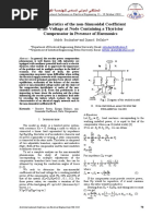 Characteristics of The Non-Sinusoidal Coefficient of The Voltage at Node Containing A Thyristor Compensator in Presence of Harmonics