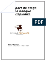 Rapport de Stage La Banque Populaire