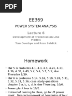 Power System Analysis: Development of Transmission Line Models Tom Overbye and Ross Baldick