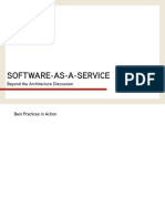 Software As A Service Beyond The Architecture Discussion
