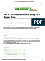 How to Calculate Stockholders' Equity for a Balance Sheet -- The Motley Fool