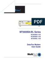 Multitech Modem MT5600BA/BL Series