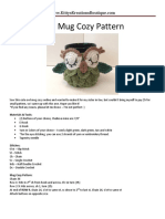 Owl Mug Cozy Pattern: Materials & Tools
