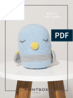 Betty The Bird in Paintbox Yarns DK CRO TOY 002 Downloadable PDF - 2 PDF