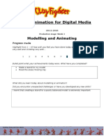 Animation Production Evaluation Form Week 3