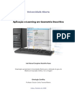 Aplicação do e-Learning em Geomteria Descritiva