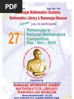 Download 27TH RAMANUJAN TALENT TEST 2pdf by Siva Kumar SN331539710 doc pdf