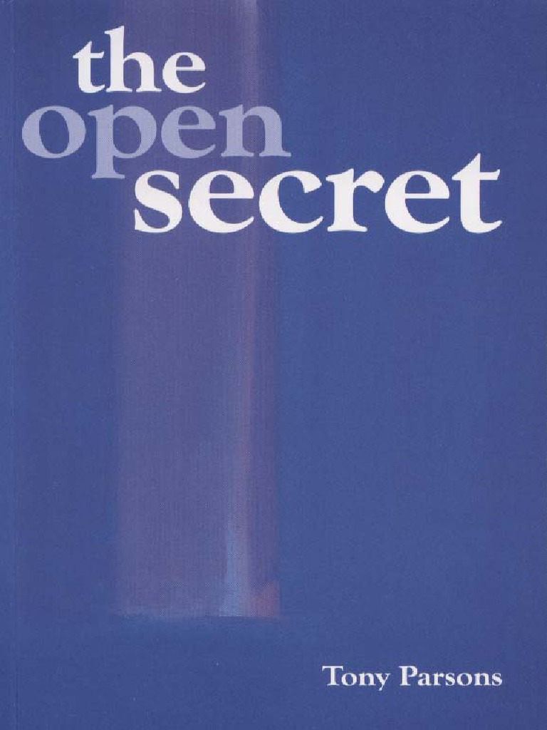 The Open Secret by Tony Parson PDF | PDF