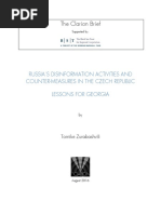 Download Clarion Brief Zurabashvili Czech Counter-propaganda by The Clarion SN331551048 doc pdf