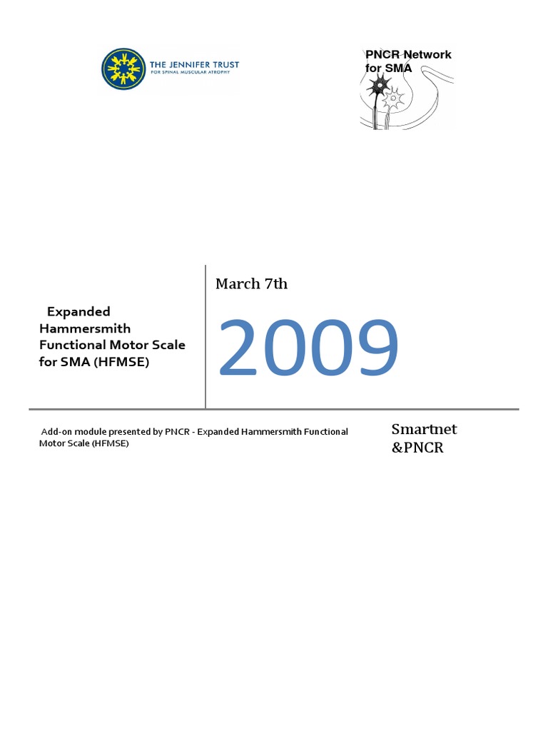 Hammersmith Functional Motor Scale Expanded For Sma Type II and III