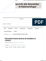 Italiansinfuga - Pensateci Bene Prima Di Studiare Il Cinese