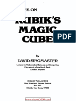 Notes on Rubik-s -Magic Cube