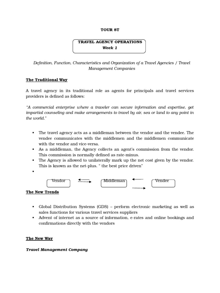 Tour and Travel Agenncy Operations | PDF | Business Class | Travel Visa