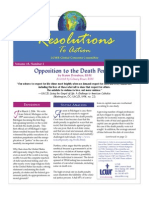 April 2006 Resolutions to Action Leadership Conference of Women Religious