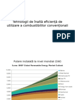 Tehnologii de Înaltă Eficiență de Utilizare a Combustibililor