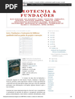 Geotecnia & Fundações_ Livro_ Fundações e Contenções de Edifícios_ Qualidade Total Na Gestão Do Projeto e Execução