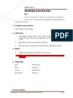 Memoria Descriptiva Topografia