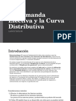 La Demanda Efectiva y La Curva Distributiva