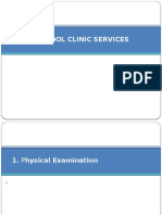 1.medical Services 2.dental Services 3.illness/ Emergency Cases