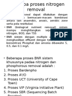 BNR Proses Nitrogen Removal