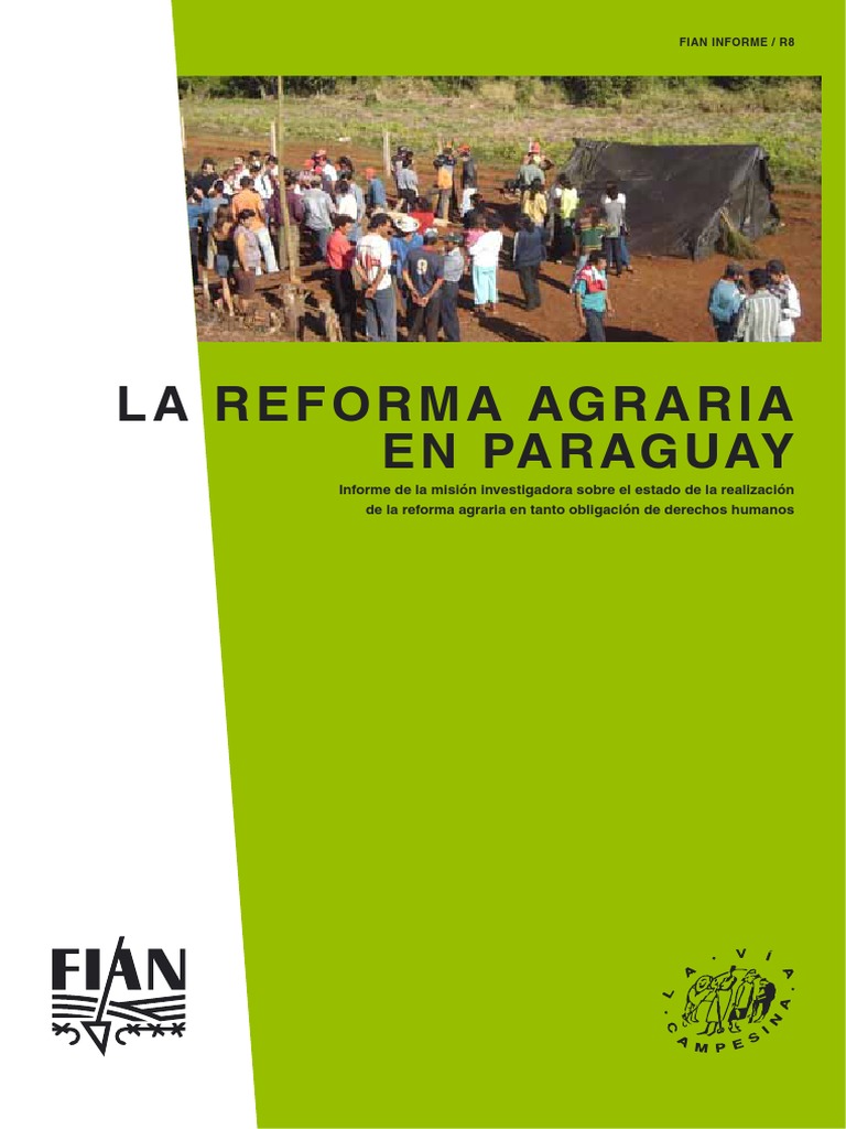 Reforma Agraria en Paraguay | PDF | Agricultura | Justicia