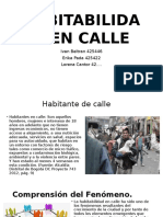 Habitabilidad en Calle