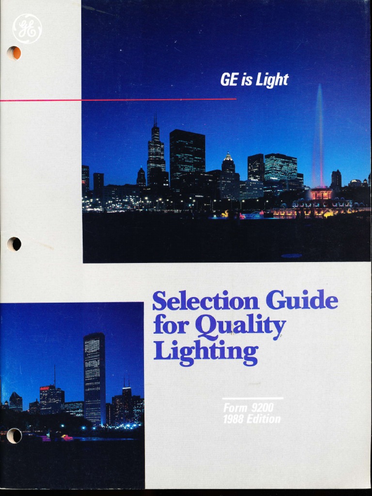 GE 1988 Lamp Catalog PDF
