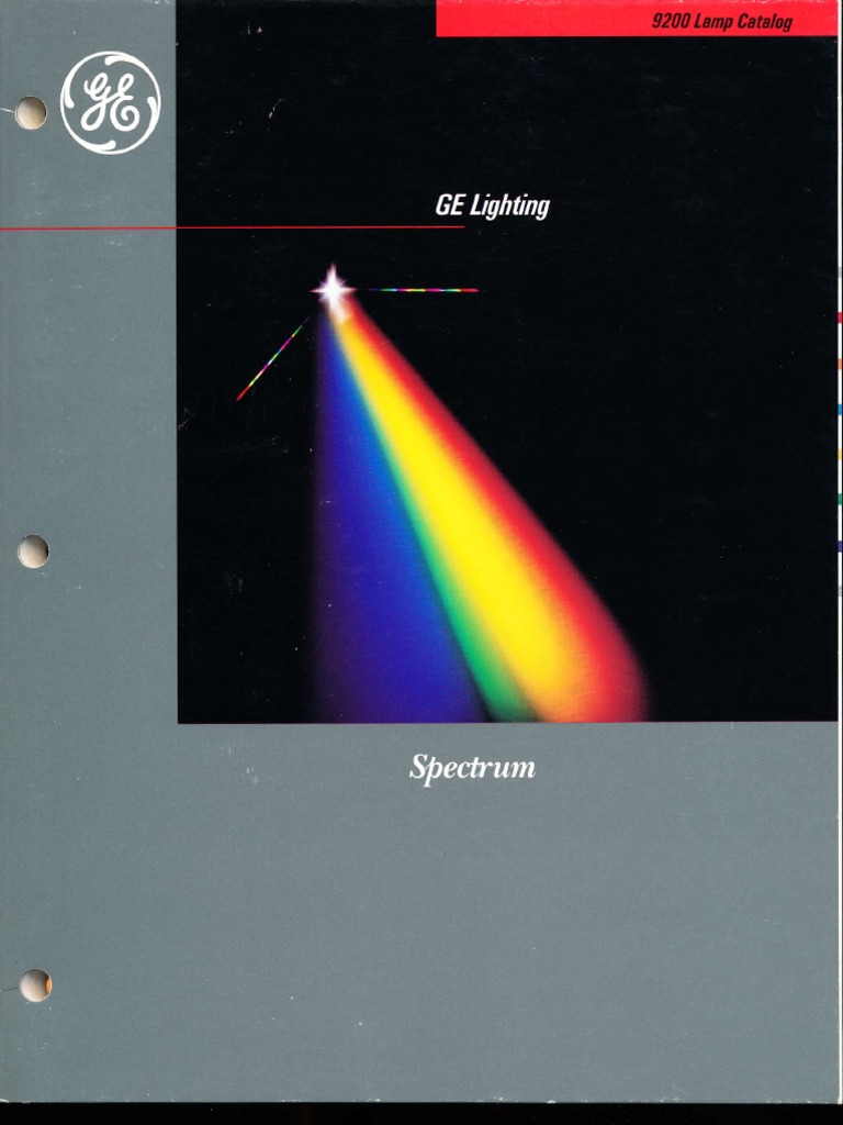 Ge 1993 Lamp Catalog Incandescent Light Bulb Fluorescent Lamp - 