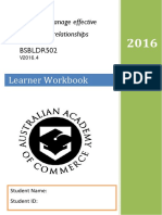 Bsbldr502 Work Book