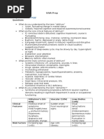 Psychiatry VIVA preparation document